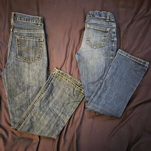 Two Pairs Girl's Jeans